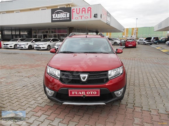 FUAR OTODAN 2014 DACIA SANDERO 1.5 dCİ STEPWAY 62000 KM ORJINAL