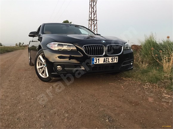 TAKASA AÇIK Sahibinden TRAMERSİZ KAZASIZ HAYALET EKRAN VAKUM BMW 520d MAKYAJLI 2014 Model