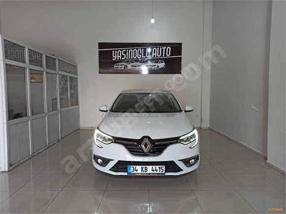 YASİNOĞLU AUTOdan hatasız boyasız 2017 megane touch otomatik