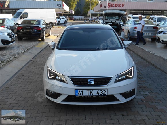 FUAR OTODAN 2018 LEON 1.6 TDI STYLE HAYALET CAM TAVAN 68000 KM