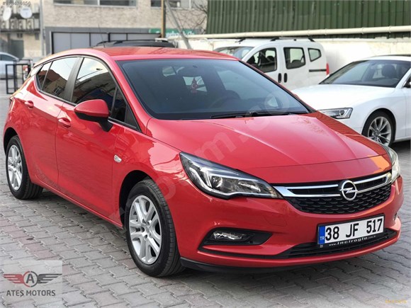 ATESDEN 2016 ASTRA1.4 T ENJOY OTOMATİK KIRMIZI HATASIZ 33.000 KM