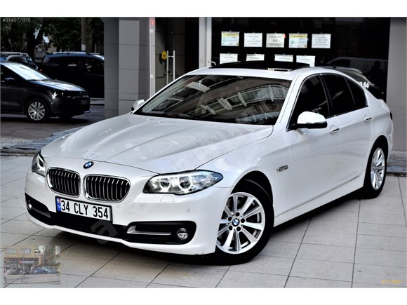 BMW 520i SADECE 52BİN KM HATASIZ BORUSAN BAKIMLI SEDEFLİ RENK..