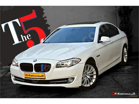KORKMAZLAR 2012 BMW 520d COMFORT+F1 Alp Beyaz Eksper Raporlu