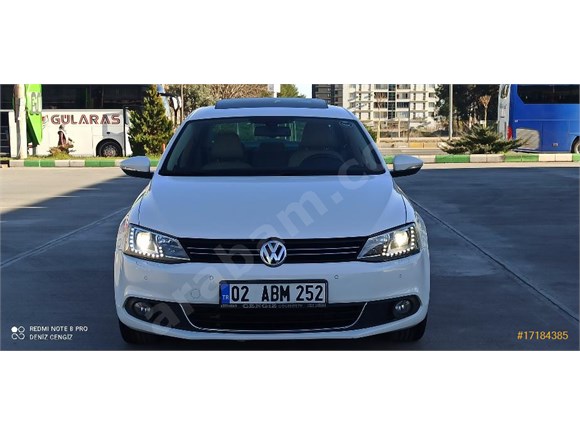 CENGİZ OTOMOTİVDEN 2013 JETTA 1.6 TDI DSG HİGHLİNE SUNROFF LED KATLANİR AYNA TERTEMİZ