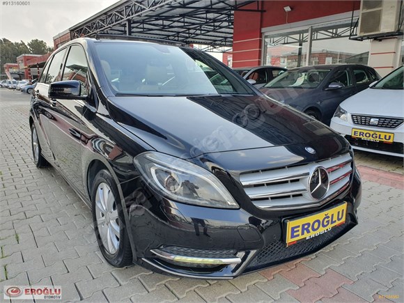 *EROĞLU*2013 MERCEDES B180 ELİTE BOYASIZ TRAMERSİZ CAMTAVAN DERİ