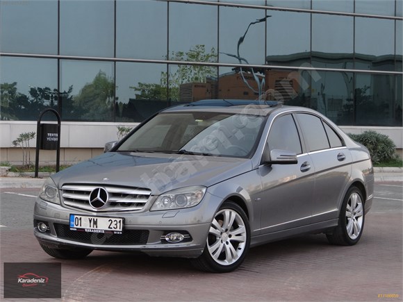 2009 MODEL MERCEDES C180 KOMP.BLFF AVANTGARDE BENZİN/LPG BOYASIZ