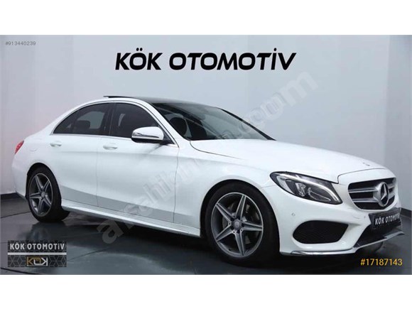 2017 CIKIŞLI C200 AMG HATASIZ 96 BIN CAM TAVAN K.ISITMA K.AYNA