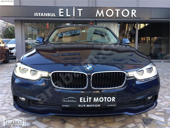 ist.ELİT MOTORdan 2016 BMW 3.20d TECHNO PLUS SUNROOF+ÇEVRE GRŞ