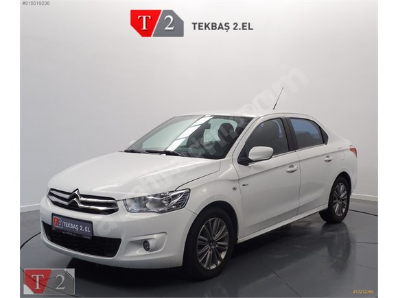 TEKBAS 2.EL DEN 2014 MODEL CİTROEN C-ELYSEE 1.6 HDİ EXCULİSİVE