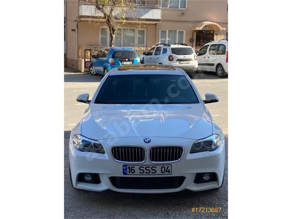 sahibinden bmw 5 serisi 520i m sport 2013 model bursa 158 000 km beyaz 17213687 arabam com
