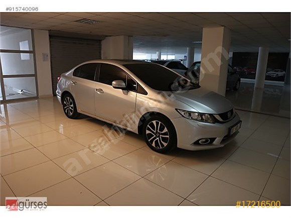 2015 HONDA CİVİC ELEGANCE 1.6 OTOMATİK LPG SUNROOF 1 PARÇA BOYA