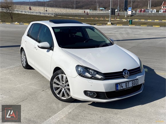 2012 VW Golf Highline 1.6 TDI DSG + Sunroof+LED İlk sahibnden