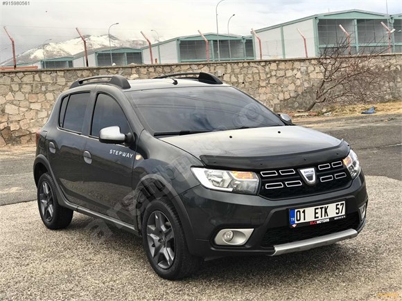 2017 DACİA SANDERO HATASIZ BOYASIZ TRAMERSİZ 47.OOOKM STEPWAY