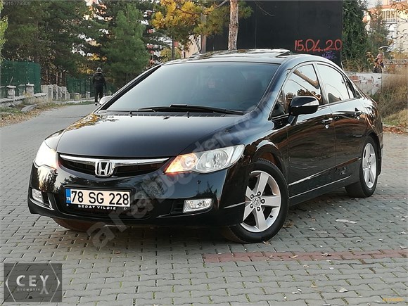 2007 CIVIC HATASIZ 130 BİNDE TAM OTOMATİK +SONROOF+LPG