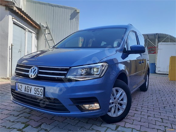 sahibinden volkswagen caddy 2 0 tdi exclusive 2020 model konya 15 000 km mavi metalik 17239403 arabam com