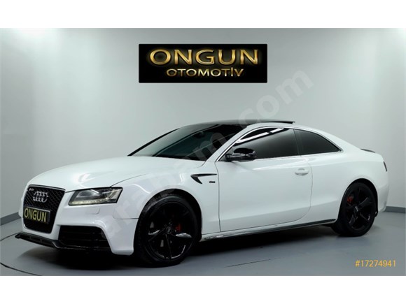 2010- A5 COUPE S/LINE - CAM TAVAN+LED+XENON+TABA DERİ+ISITMA+RS5 BODY KIT