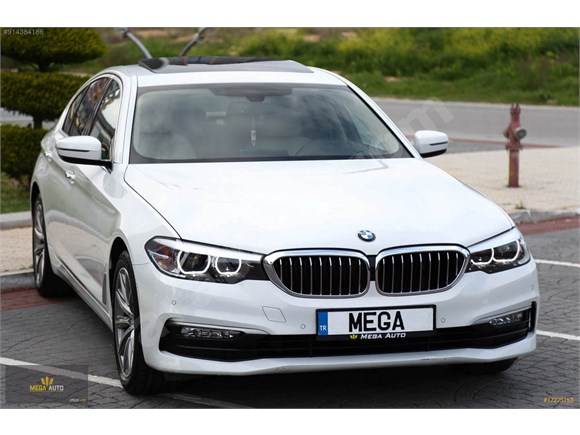 Mega Otomotiv. 2017 BMW 5.20İ + HAYALET +AKILLI ANAHTAR +BOYASIZ