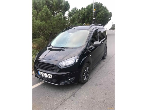 sahibinden ford tourneo courier 1 5 tdci black line 2018 model istanbul 200 000 km siyah 17300313 arabam com