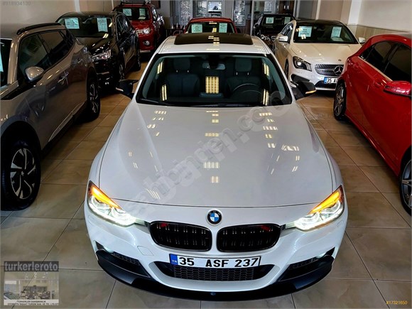 2015 MAKYAJLI BMW 3.20 SPORT LİNE SUNROOF+HAFIZA+DERİ KOLTUK