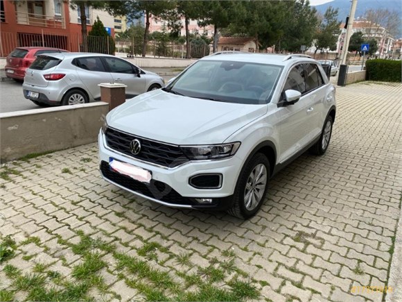 sahibinden volkswagen t roc 1 5 tsi highline 2021 model izmir 800 km beyaz 17371019 arabam com