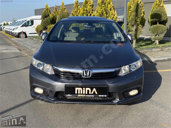 MİNA AUTODAN 2012 HONDA CİVİC SANROUF+OTOMATİK+ISITMA+ECO