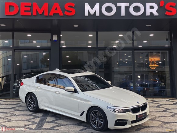 galeriden bmw 5 serisi 520i m sport 2017 model istanbul 45 000 km beyaz 17442457 arabam com