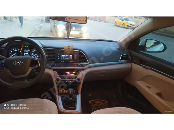 Sahibinden Hyundai Elantra 1.6 D-CVVT Style 2017 Model