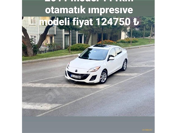 Sahibinden Mazda 3 1.6 Impressive 2012 Model