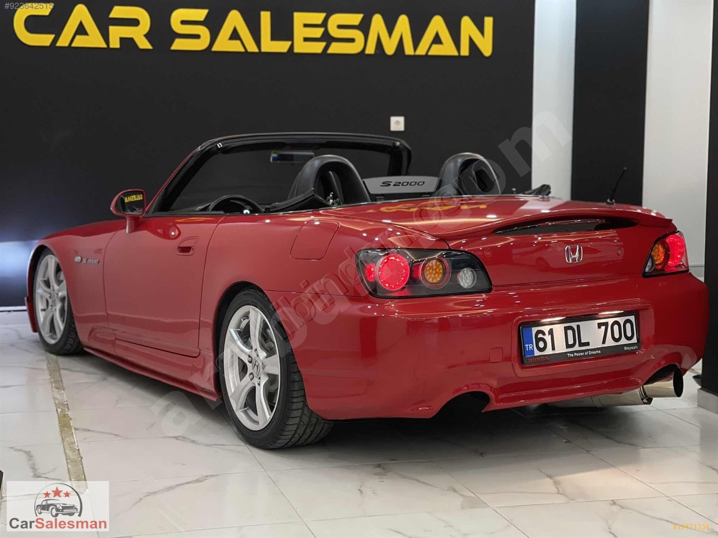 Galeriden Honda S00 2 0 Vtec 04 Model Trabzon 135 000 Km Kirmizi Arabam Com
