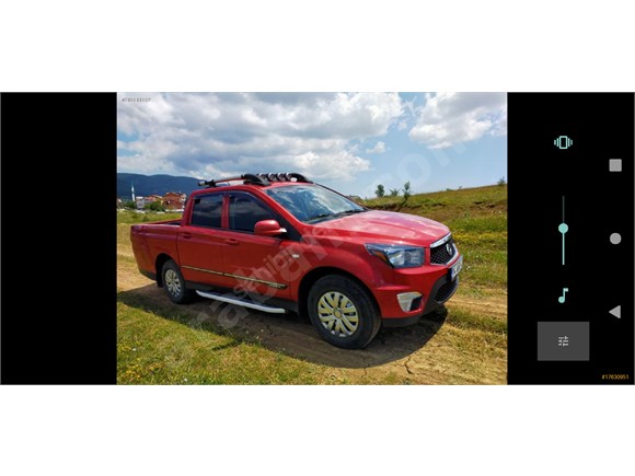 sahibinden ssangyong korando sports 2 0 xdi 2016 model bolu 47 000 km kirmizi 17630951 arabam com