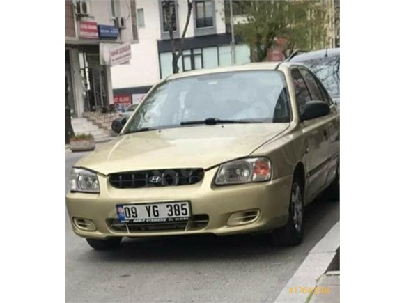 sahibinden hyundai accent 1 3 1 3i 2000 model istanbul 460 000 km sari 17643594 arabam com