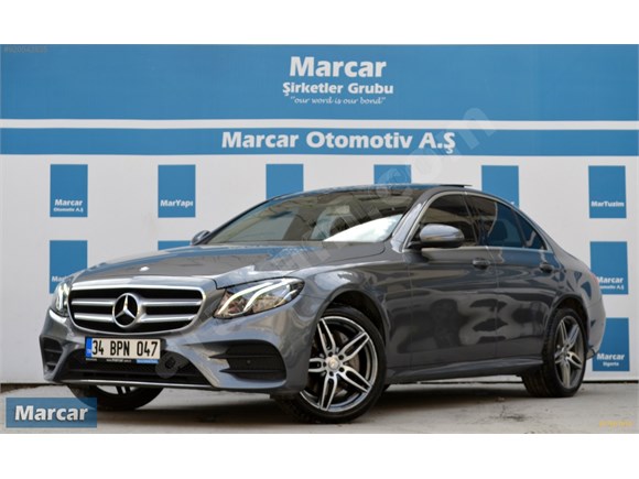 FIRSAT! 2016 MERCEDES BENZ E200 AMG CAM TAVAN FÜME İÇİ KAHVE ***