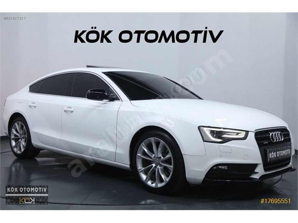 galeriden audi a5 sportback 2 0 tdi quattro 2014 model istanbul 119 000 km beyaz 17695551 arabam com