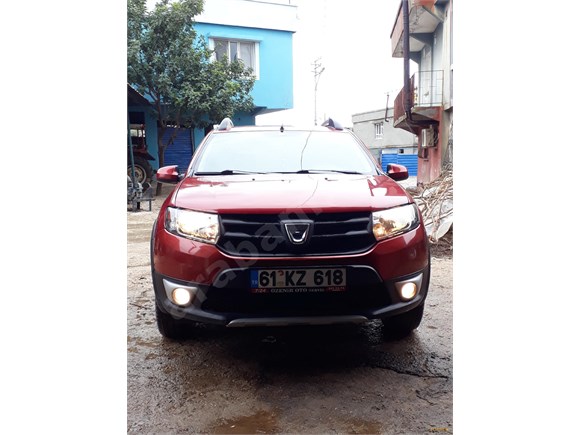 sahibinden dacia sandero 1 5 dci stepway 2014 model adana 154 000 km kirmizi 17838736 arabam com