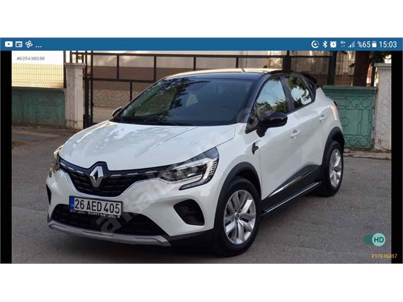 sahibinden renault captur 1 3 tce touch 2021 model izmir 45 000 km 17916287 arabam com