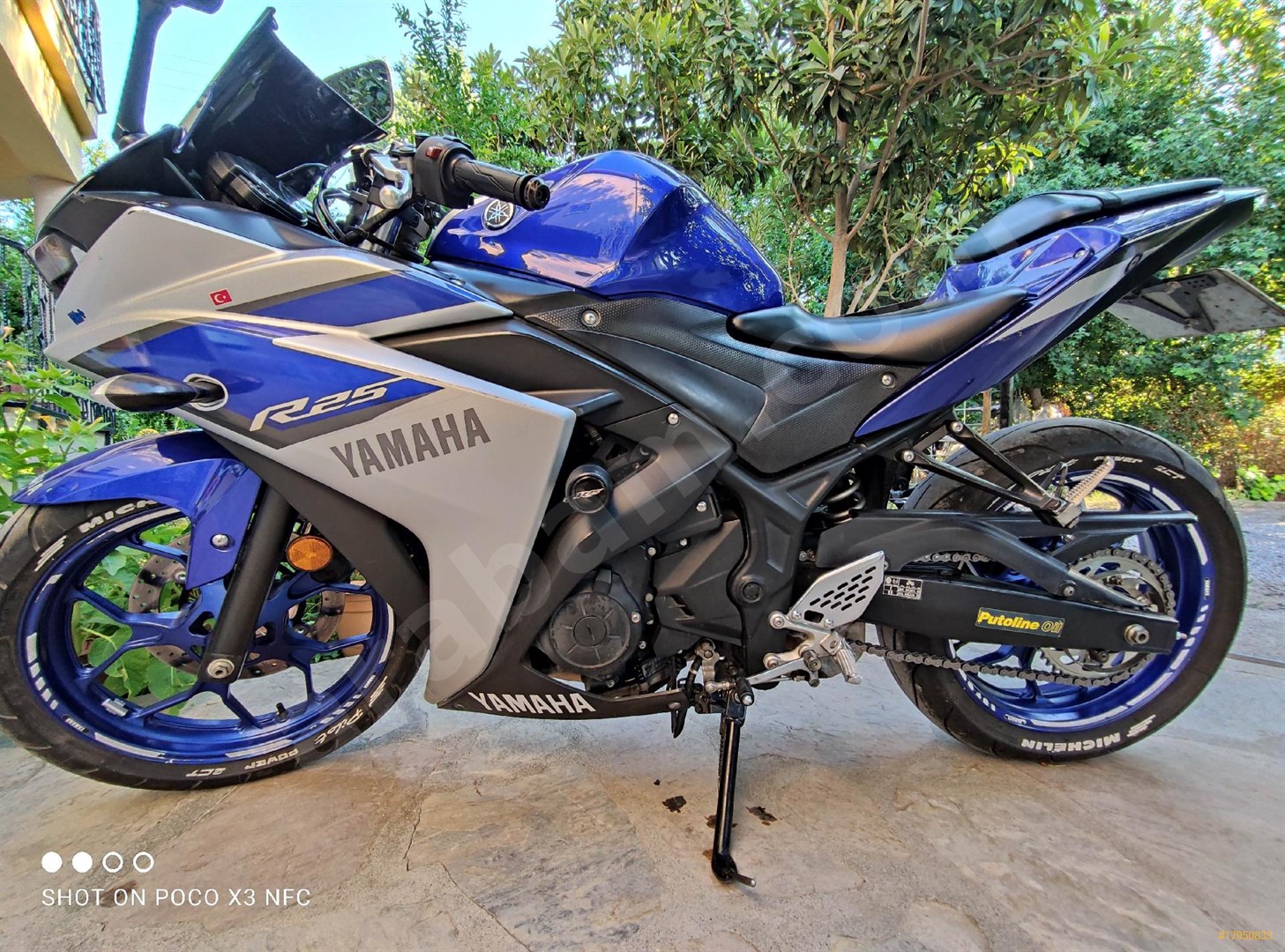 sahibinden yamaha yzf r25 2015 model mugla 29 000 km mavi 17950833 arabam com