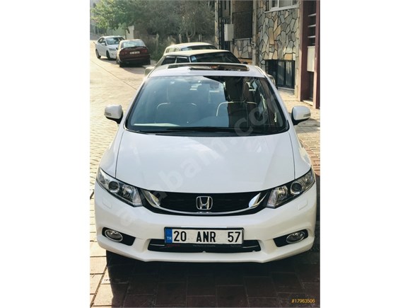 sahibinden honda civic 1 6 i vtec eco elegance 2015 model denizli 134 250 km beyaz 17963506 arabam com