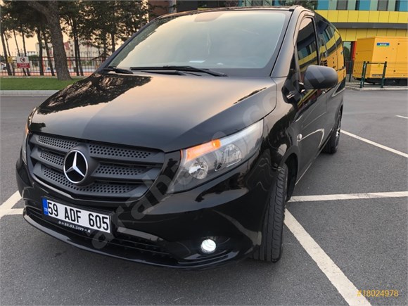 Sahibinden Mercedes Benz Vito 111 Cdi Tourer 2015 Model Tekirdag 128 100 Km Siyah 18024978 Arabam Com