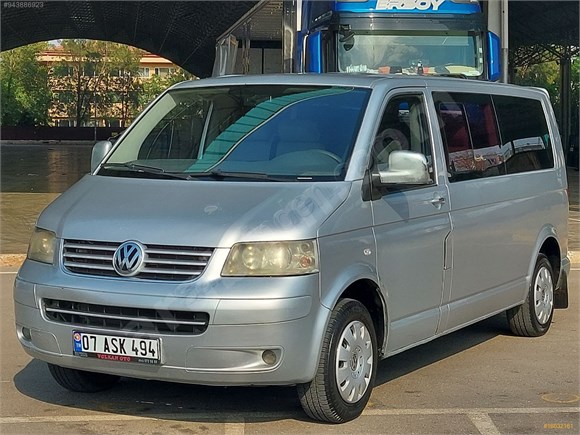 galeriden volkswagen caravelle 1 9 tdi trendline 2007 model antalya 410 600 km gri 18032161 arabam com