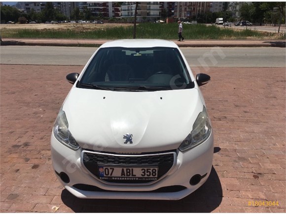 sahibinden peugeot 208 1 0 vti access 2014 model antalya 124 000 km beyaz 18043044 arabam com