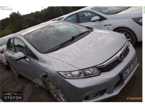 galeriden honda civic 1 6 i vtec eco premium 2012 model istanbul 107 000 km gri 18044009 arabam com