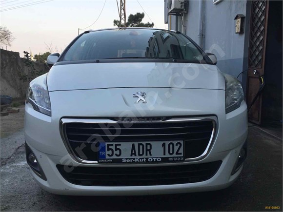 sahibinden peugeot 5008 1 6 e hdi allure 2014 model samsun 136 000 km 18165663 arabam com