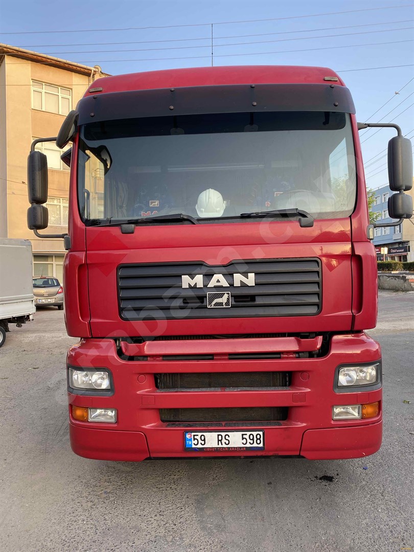 sahibinden man tga 19 400 2008 model tekirdag 625 000 km kirmizi 18258656 arabam com