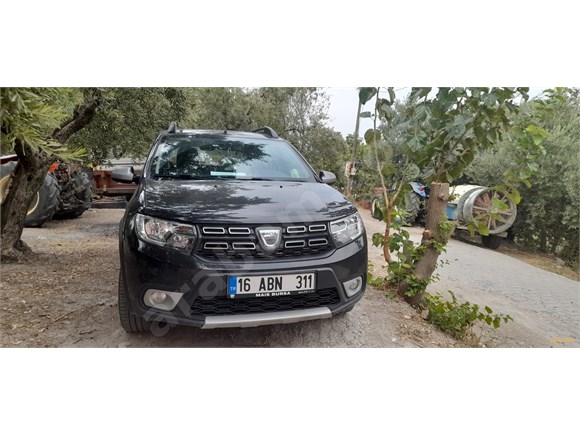 sahibinden dacia sandero 1 5 dci stepway 2018 model bursa 47 500 km siyah 18319423 arabam com