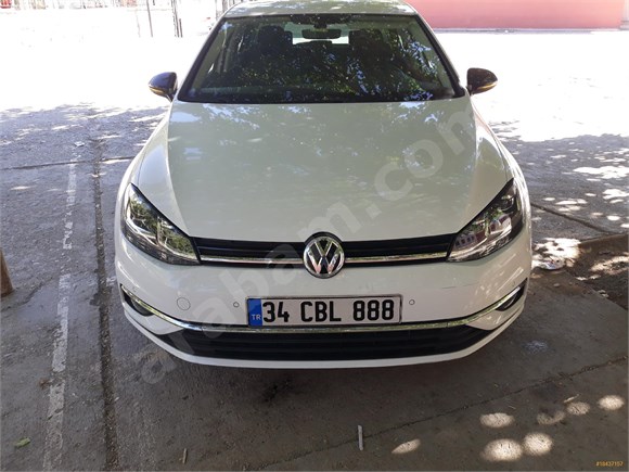 sahibinden volkswagen golf 1 6 tdi bluemotion highline 2019 model diyarbakir 34 550 km beyaz 18437157 arabam com