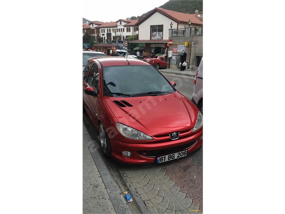 sahibinden peugeot 206 1 4 xr 2006 model bayburt 229 000 km kirmizi 18449361 arabam com