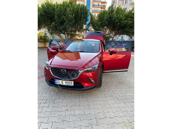 sahibinden mazda cx 3 1 5 sky d power sense plus 2015 model mersin 92 000 km kirmizi 18572970 arabam com