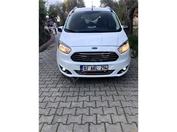 sahibinden ford tourneo courier 1 6 tdci journey trend 2014 model antalya 147 000 km beyaz 18617011 arabam com