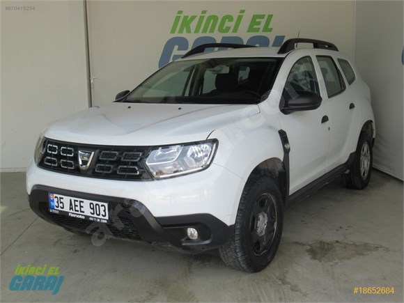 galeriden dacia duster 1 5 dci comfort 2018 model izmir 186 571 km beyaz 18652684 arabam com