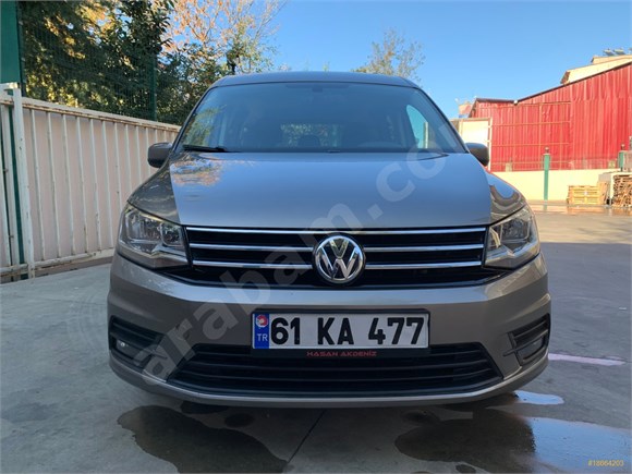 sahibinden volkswagen caddy 2 0 tdi comfortline 2016 model trabzon 95 000 km sari 18664203 arabam com